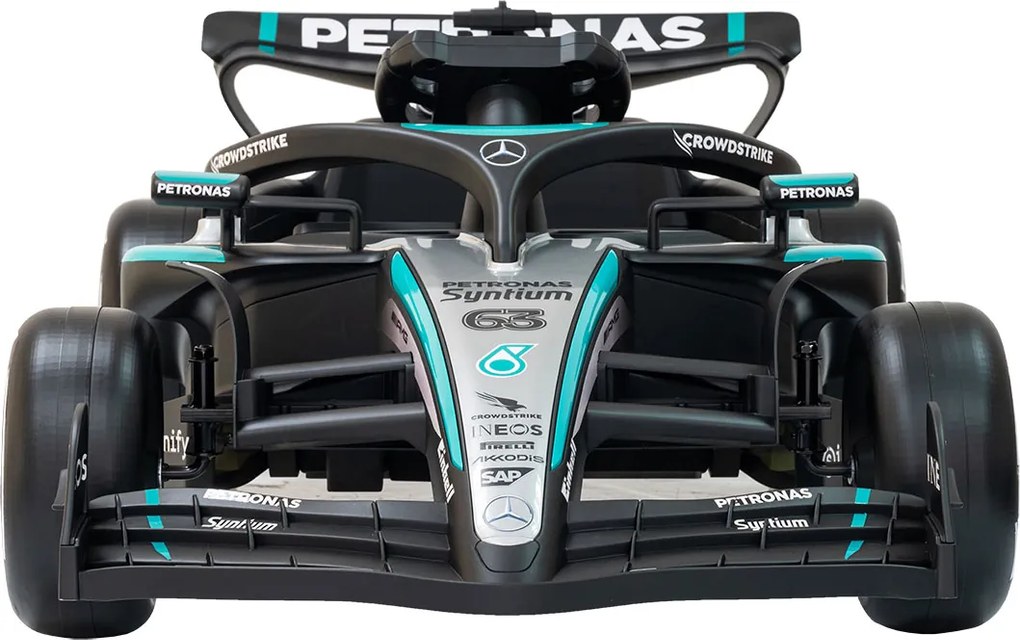 Macchina Elettrica per Bambini Licenza Mercedes F1 12V con Telecomando Nero...