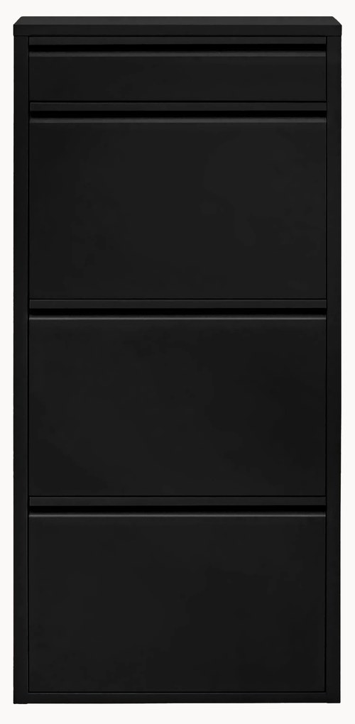 Scarpiera da parete con scomparti a ribalta Caruso