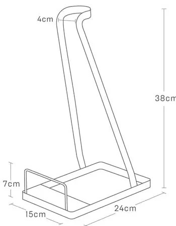 Supporto per aspirapolvere Tower - YAMAZAKI