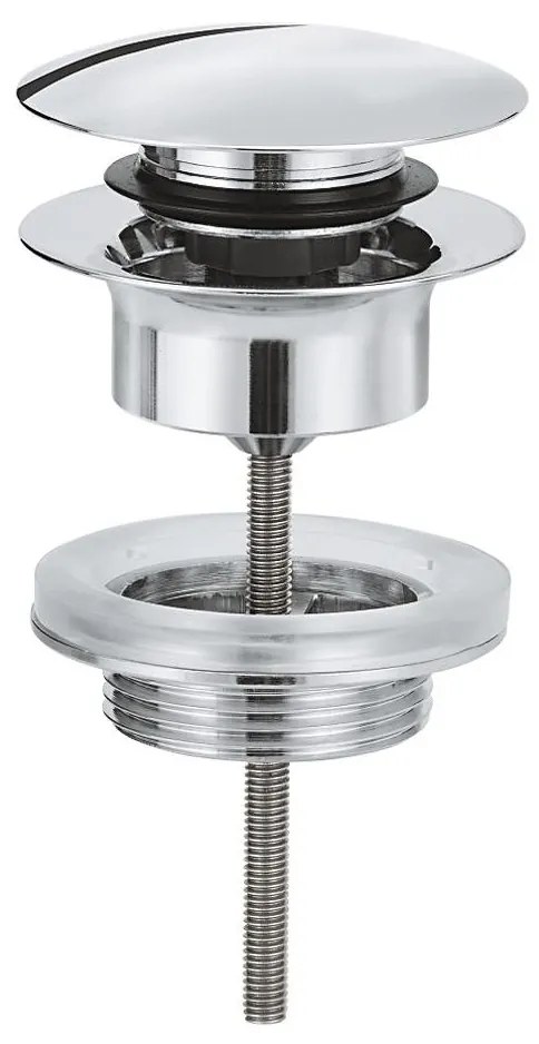 GROHE 65807000 - Set di scarico con finitura cromata lucida