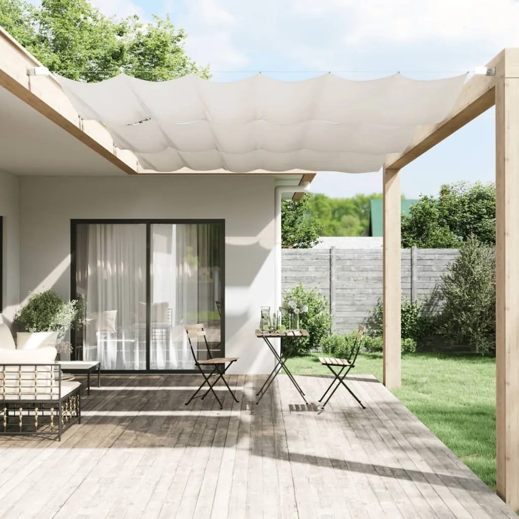 Paravento Verticale Bianco 140x270 Cm Tessuto Oxford /