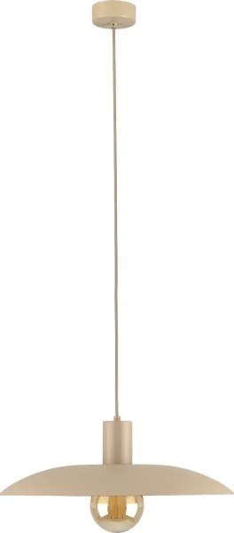 Lampadario a sospensione con filo ASTRA 1xE27/15W/230V diametro 41 cm beige