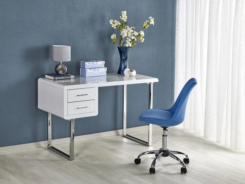 Scrivania B-30 in bianco - H76 cm
