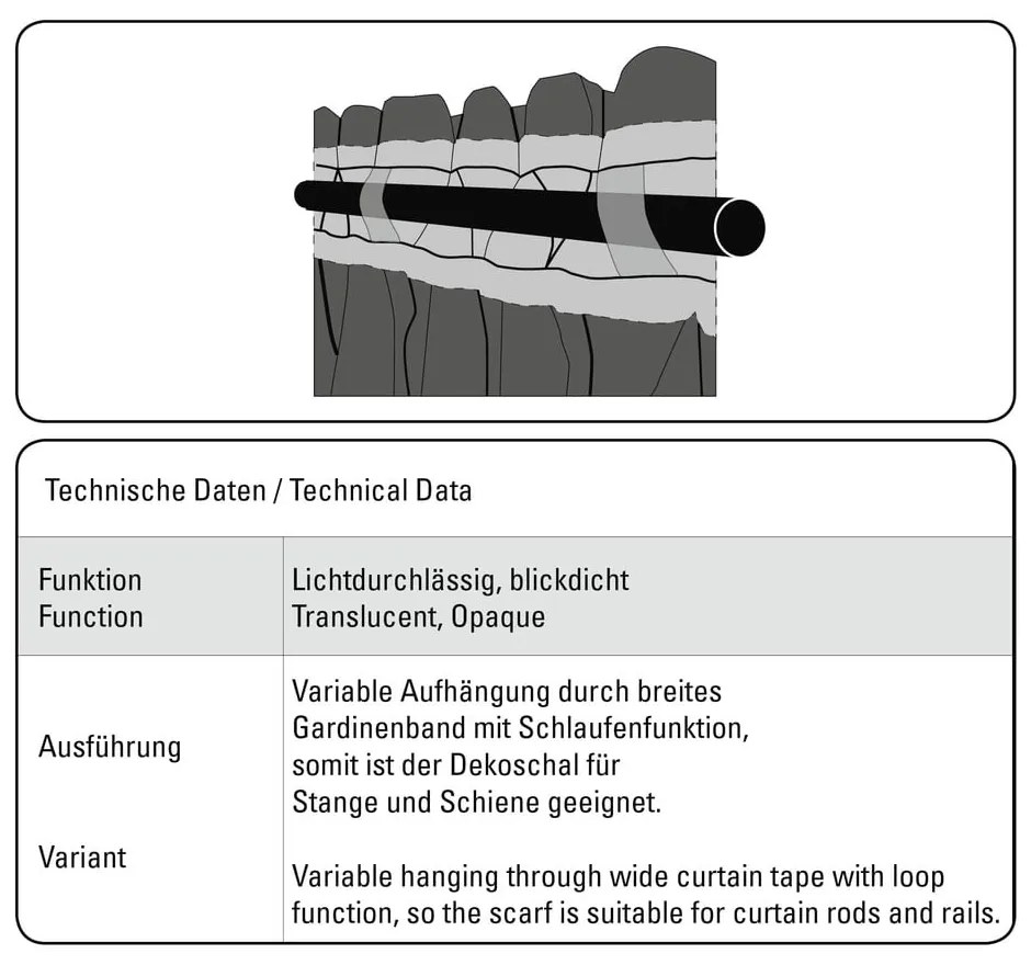 Tenda rosa 175x140 cm Etamine - Gardinia