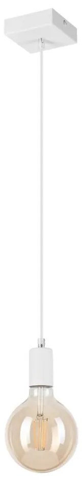 Lampadario a sospensione con filo ASTRID 1xE27/60W/230V bianco