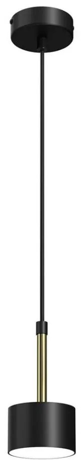 Lampadario su corda ARENA 1xGX53/11W/230V nero/oro