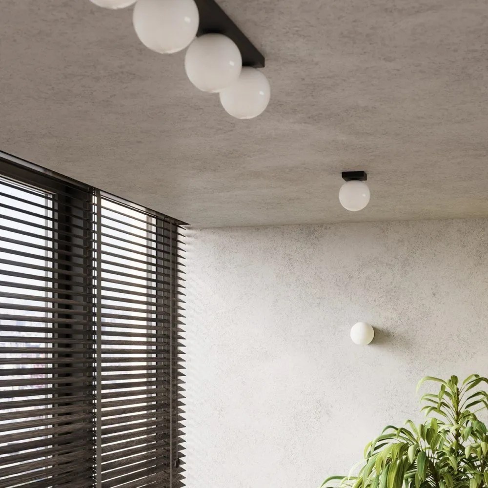 Lampada da parete bianca e nera Blaze – Sollux