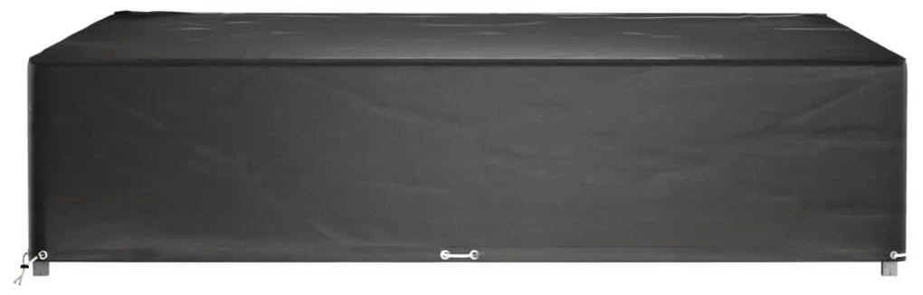 Copri mobili da giardino 2pz 16 occhielli 240x240x55cm quadrato