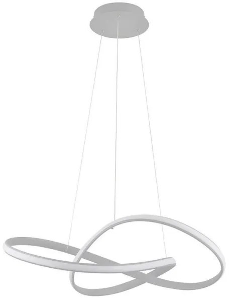 Brilagi - Lampadario a sospensione con filo LED dimmerabile COSMOWAVE LED/70W/230V 3000-6500K argento + +TC