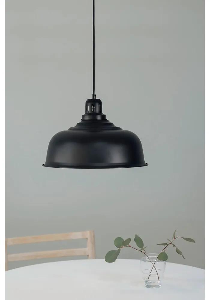 Lampada a sospensione nera con paralume in metallo 37x37 cm Port - Markslöjd