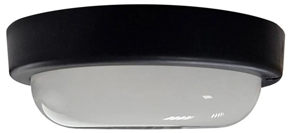 Plafoniera LED da esterno LED/15W/230V 4200K diametro 15,5 cm IP64 nero