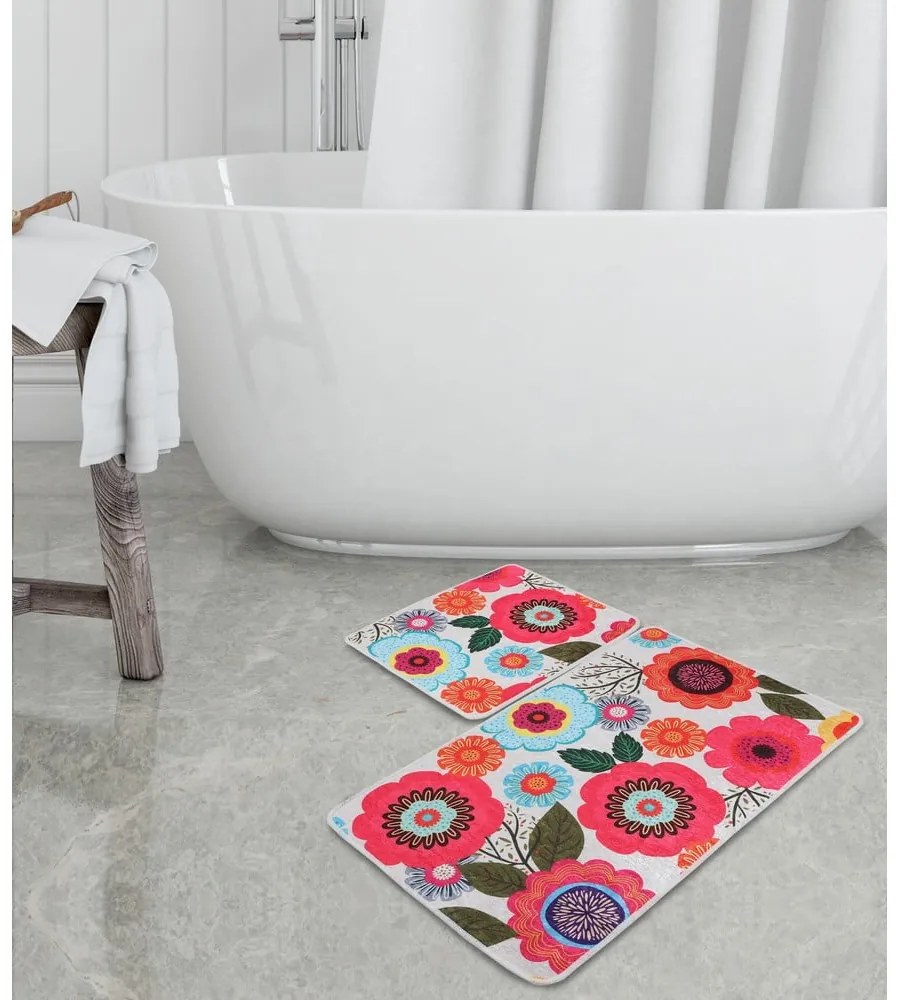 Tappeti da bagno in set da 2 60x100 cm Galvin - Foutastic