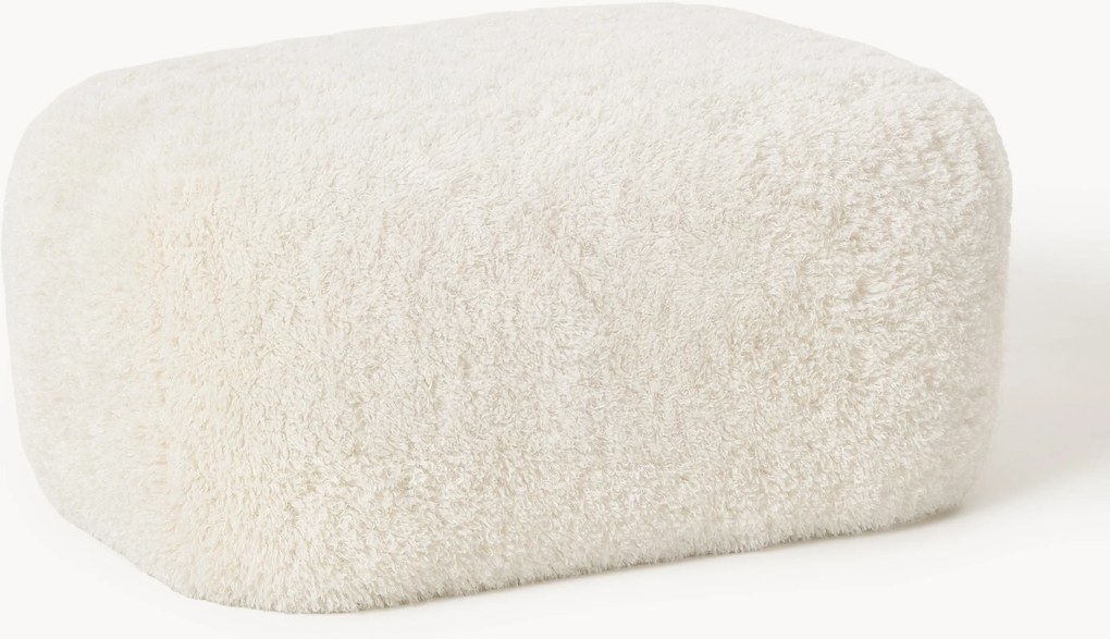 Pouf grande in teddy Wolke