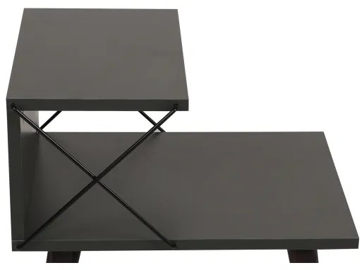 Comodino CROSS 55x50 cm antracite