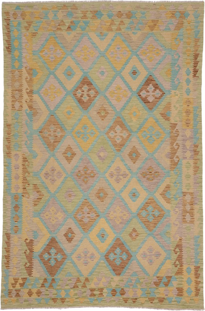 Kilim Tappeto 200 x 310 (Afghanistan) Annodato A Mano