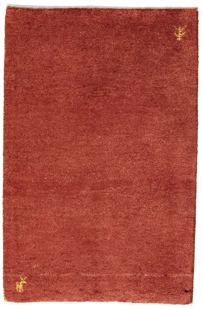 Gabbeh Tappeto persiano 60x90 Rosso (Iran) Annodato A Mano