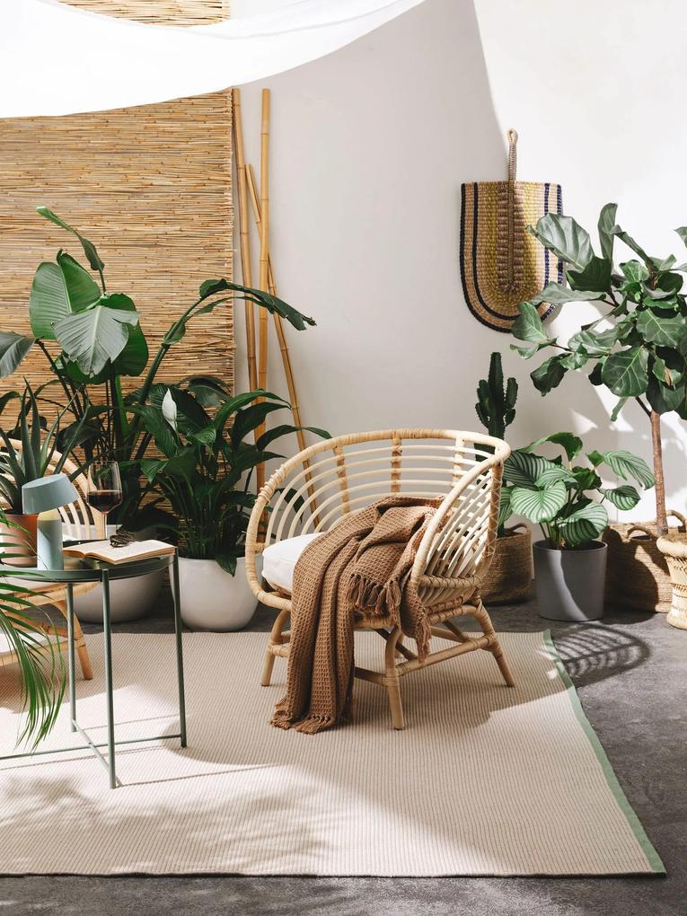 benuta Pure Fion Beige/Verde 120x170 cm - Tappeto design moderno soggiorno