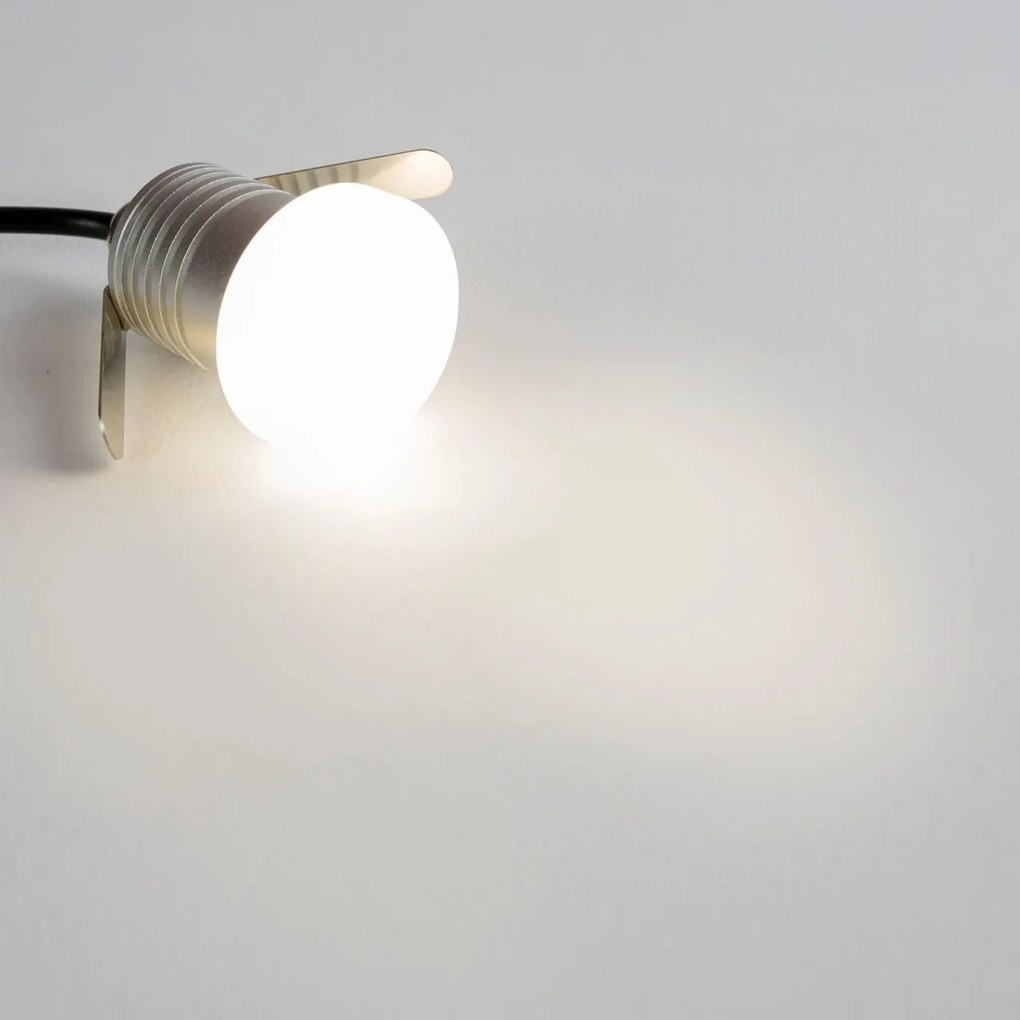 Faretto LED 1W IP65 Tondo Luce Diffusa - Professional Colore Bianco Naturale 4.000K