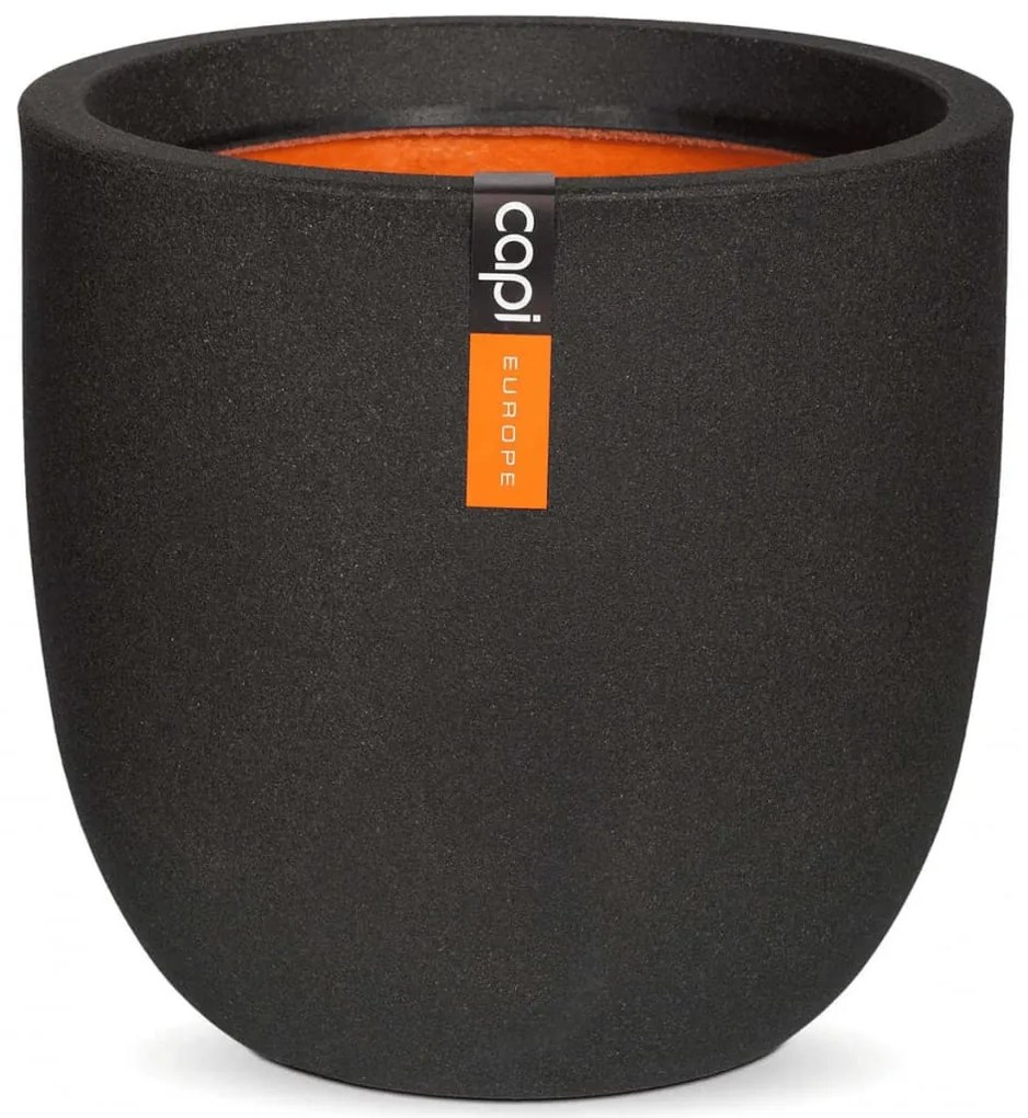 Fioriera Urban Smooth Rotonda 35x34 Cm Nera Kbl932 /