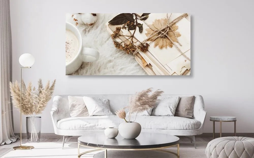 Quadro su tela – Collezione di foglie antiche