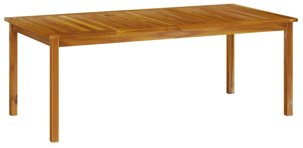 Tavolo da giardino 200x100x74 cm in legno massello di acacia