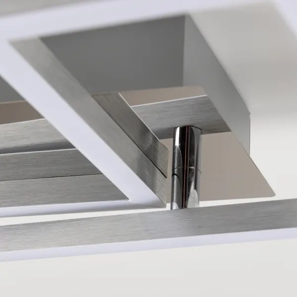 Plafoniera LED/17W/230V cromo opaco