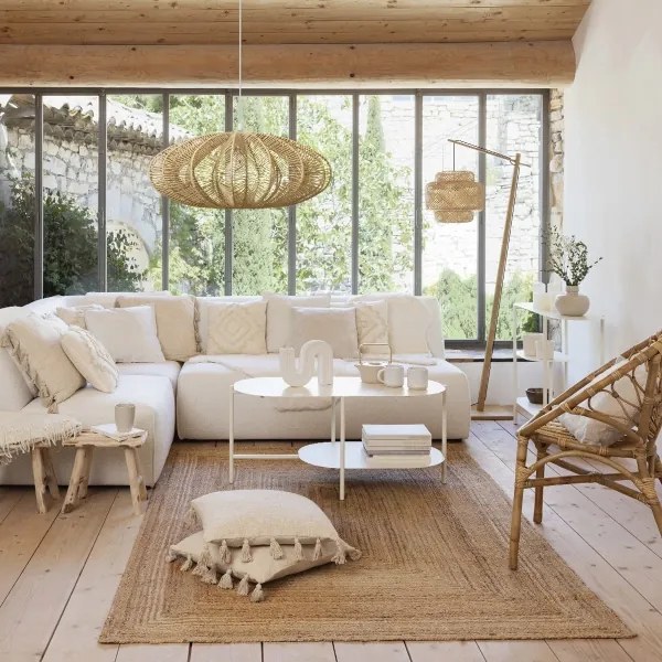 Atmosphera - Lampada con piedistallo LIBY 1xE27/40W/230V bambù