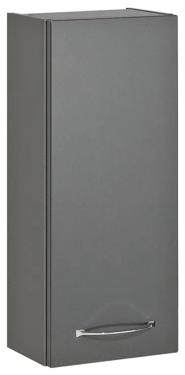 Pensile bagno Solitaire acero in truciolare PELIPAL, 1 anta apertura da sinistra P 22 x L 30 x H 70 cm