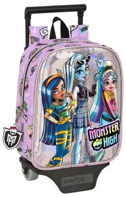 Trolley per la Scuola Monster High Best boos Lilla 22 x 27 x 10 cm