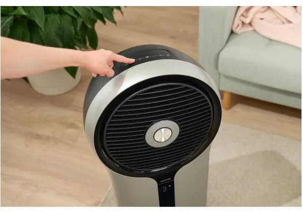 Sencor - Raffreddatore d'aria mobile 110W/230V argento/nero + telecomando