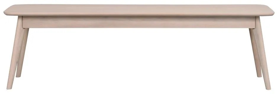 Panchina in rovere naturale Yumi - Rowico