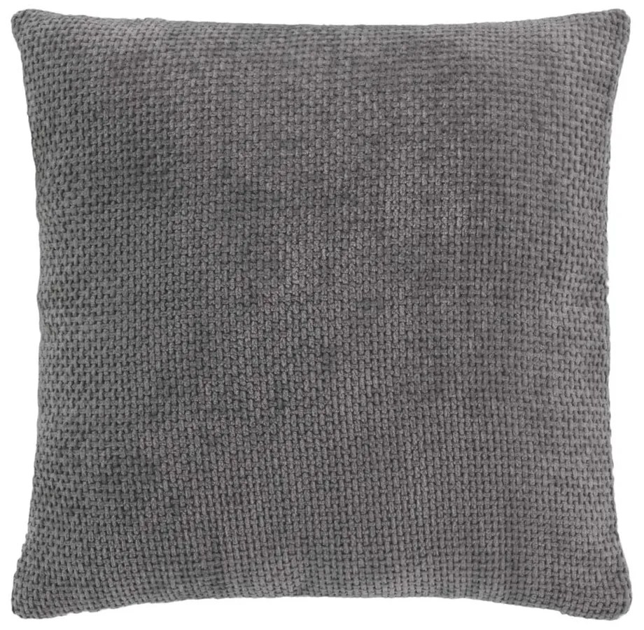 Cuscino decorativo in ciniglia 45x45 cm Leo – douceur d'intérieur