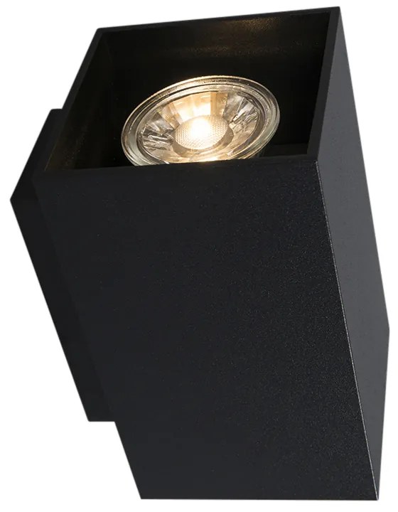 Lampada da parete moderna intelligente nera incl. 2 GU10 WiFi - Sandy
