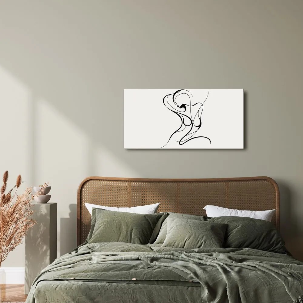 Quadro su tela – Curve artistiche di donna