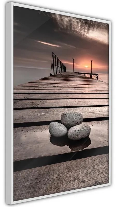 Poster Stones on the Pier