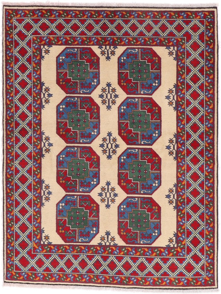 Afghan Tappeto 150 x 200 (Afghanistan) Annodato A Mano