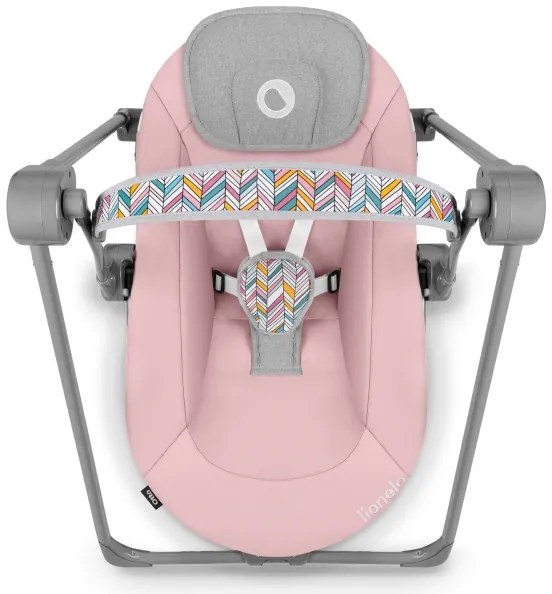 Lionelo - Dondolo per bambini OTTO 4xLR14 Rosa baby
