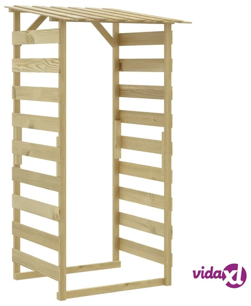 vidaXL Pergola con Tetto 100x90x200 cm in Legno di Pino Impregnato