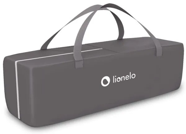 Lionelo - Lettino da viaggio SVEN PLUS grigio/turchese