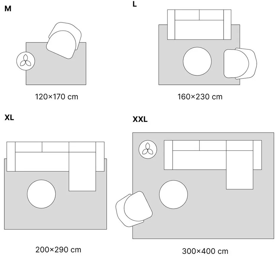 Tappeto beige in lana tessuto a mano 120x170 cm Loma – Flair Rugs