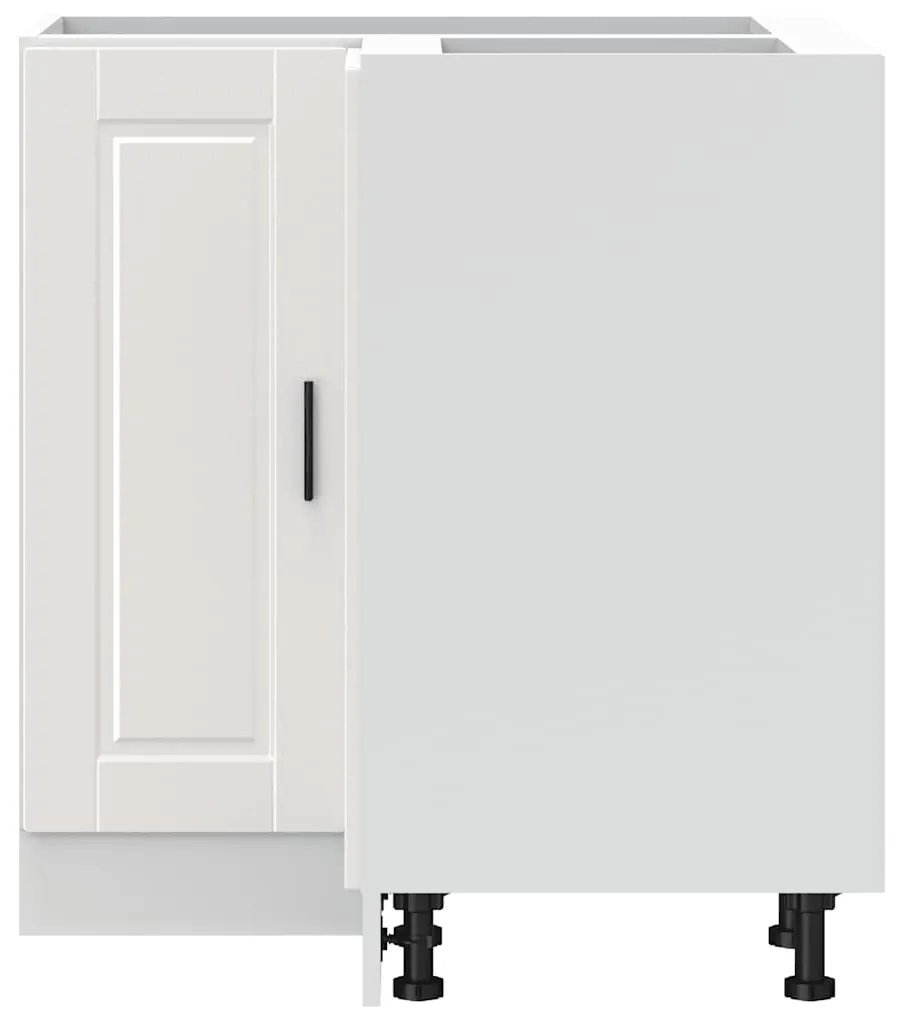 Base ad angolo cucina porto bianco lucido in legno multistrato