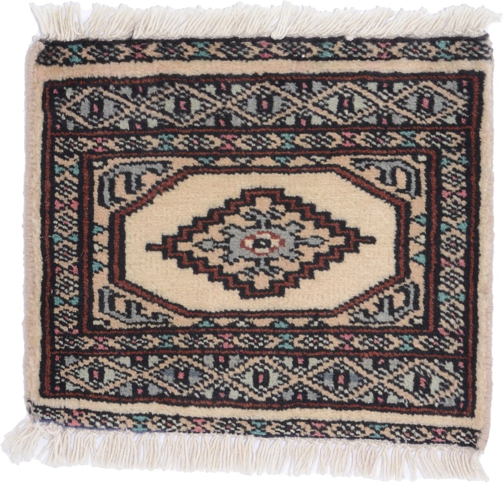 Bokhara Tappeto 30 x 30 (Pakistan) Annodato A Mano