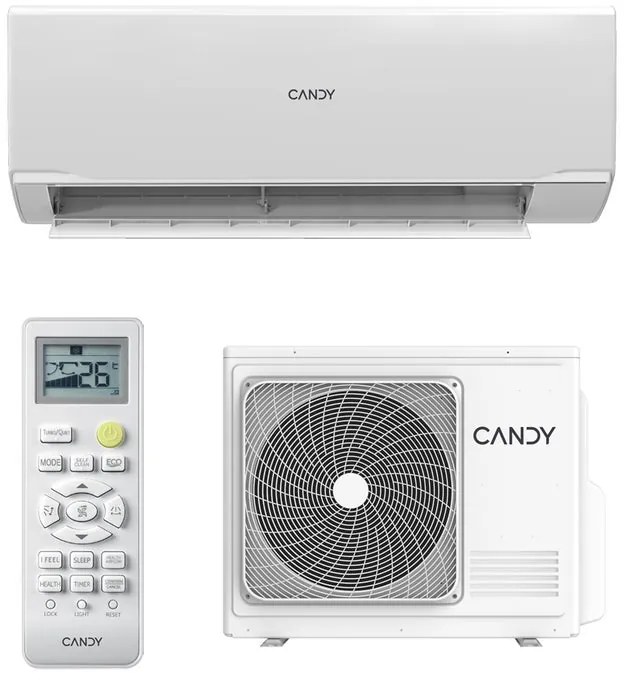 Condizionatore a muro monosplit inverter CANDY PURA 9215 BTU classe raffreddamento A++, classe di riscaldamento A+, bianco