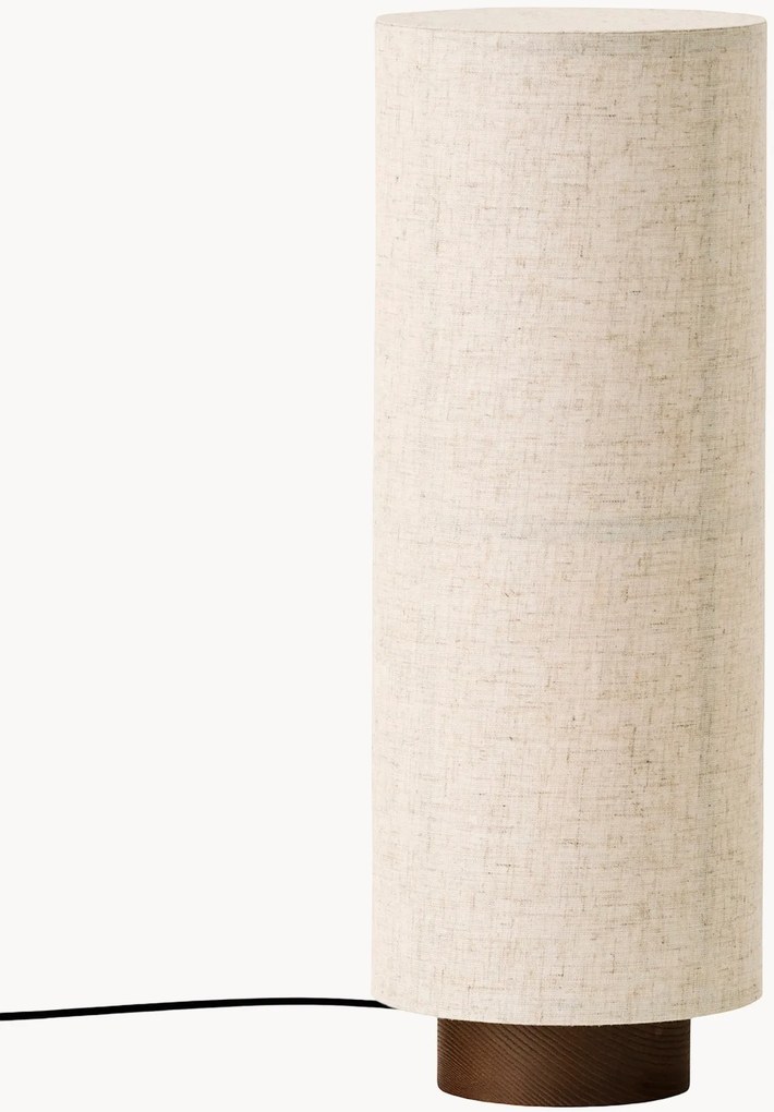 Lampada da tavolo in lino artigianale Hashira