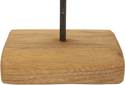 Scultura Dorat In Teak Riciclato Cm 28X10X38 (Pezzi Unici - Non Rip. In Serie)