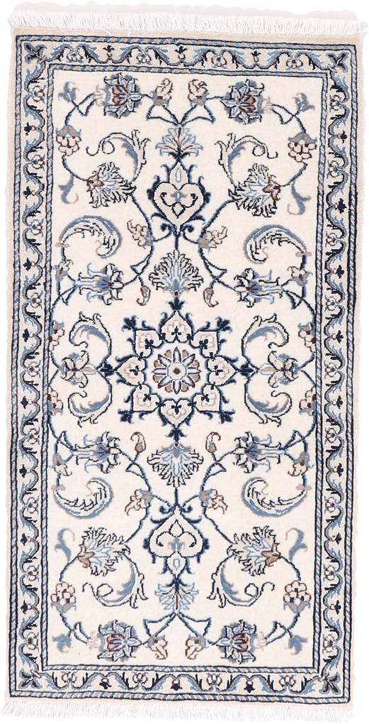 Nain Tappeto 130x70 (Iran) Annodato A Mano