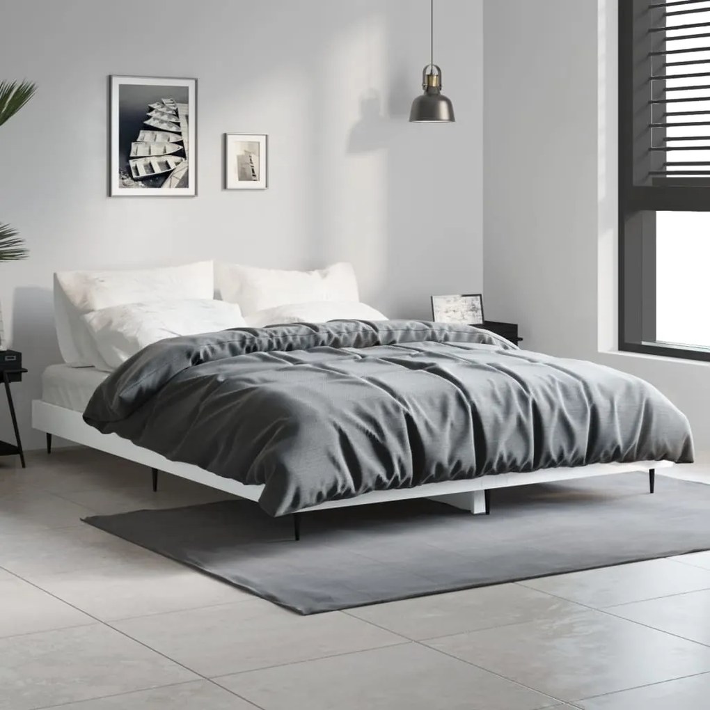 Giroletto Bianco 135x190 Cm İn Legno Multistrato /