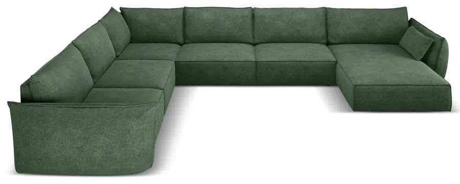 Divano angolare verde scuro (angolo sinistro) Vanda - Mazzini Sofas