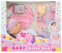 Bambola Beb Dolce Bua con accessori Rosa