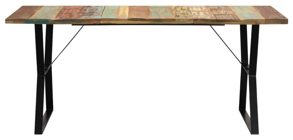 Tavolo da pranzo 180x90x76 cm in legno massello di recupero